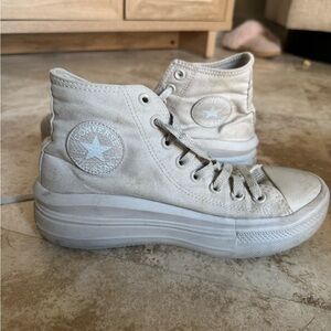 Converse Women's Platform Sneakers - Off-White